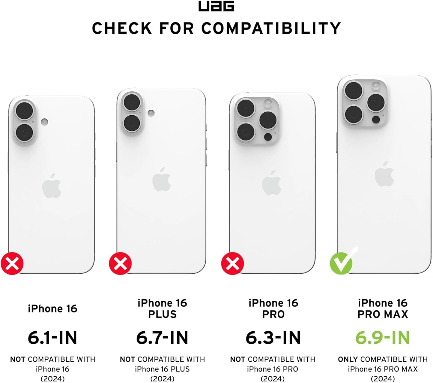 UAG Monarch Pro MagSafe iPhone 16 Pro Max Hoesje + Ring Standaard Zwart afbeelding 3