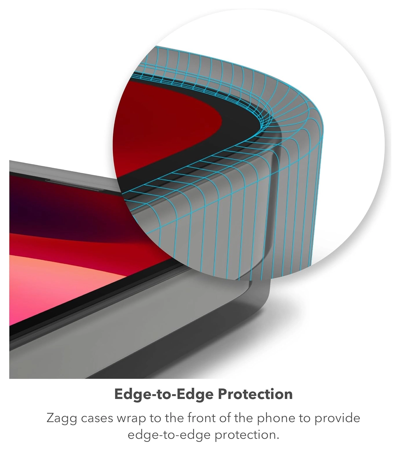 ZAGG Luxe Apple iPhone 15 Pro Max Hoesje Back Cover 3M Valbescherming Zwart afbeelding 3