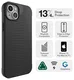 ZAGG Luxe Apple iPhone 15 Pro Max Hoesje Back Cover 3M Valbescherming Zwart afbeelding 4