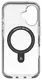 ZAGG Santa Cruz Snap Apple iPhone 16 Hoesje MagSafe Back Cover Transparant Zwart