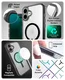ZAGG Santa Cruz Snap Apple iPhone 16 Hoesje MagSafe Back Cover Transparant Zwart afbeelding 4