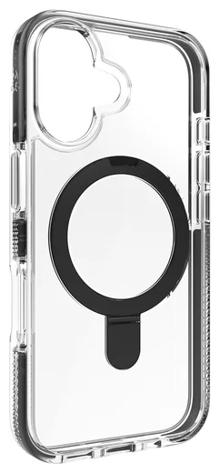 ZAGG Santa Cruz Snap Apple iPhone 16 Hoesje MagSafe Back Cover Transparant Zwart afbeelding 6