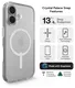 ZAGG Crystal Palace Snap Apple iPhone 16 Hoesje MagSafe Back Cover Transparant afbeelding 2