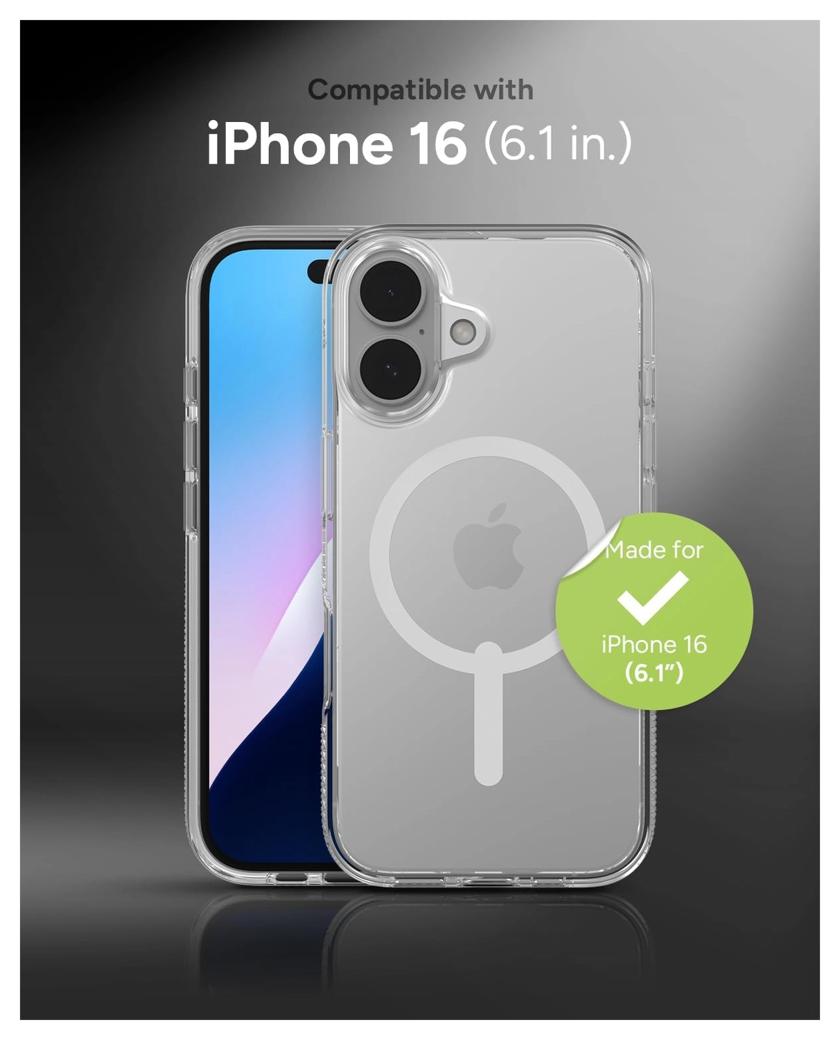 ZAGG Crystal Palace Snap Apple iPhone 16 Hoesje MagSafe Back Cover Transparant afbeelding 5