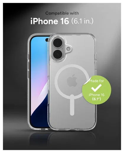 ZAGG Crystal Palace Snap Apple iPhone 16 Hoesje MagSafe Back Cover Transparant afbeelding 5