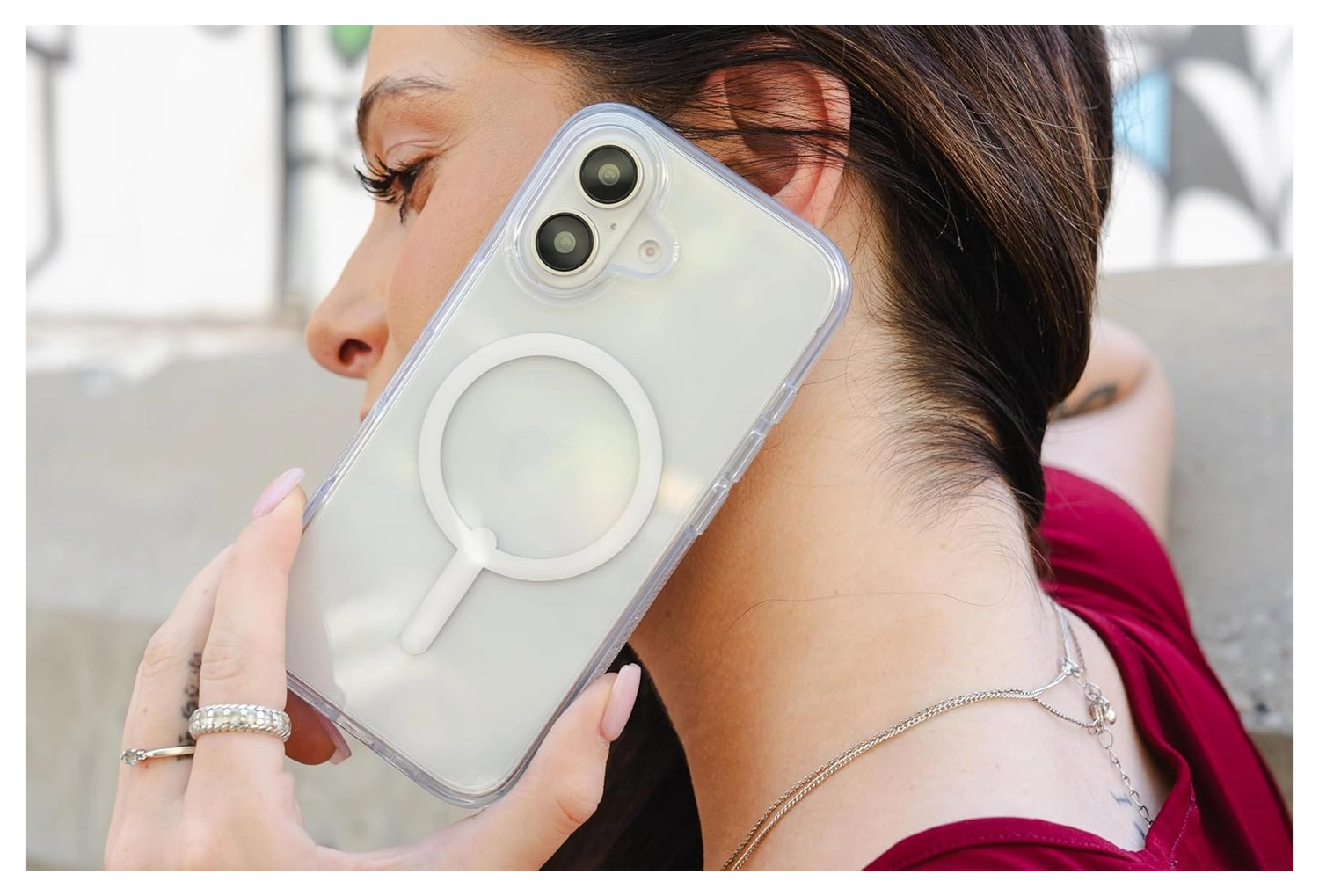 ZAGG Crystal Palace Snap Apple iPhone 16 Hoesje MagSafe Back Cover Transparant afbeelding 6