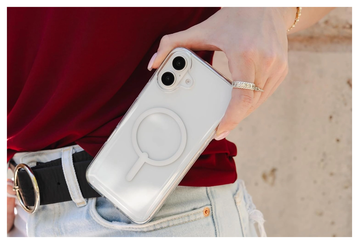 ZAGG Crystal Palace Snap Apple iPhone 16 Hoesje MagSafe Back Cover Transparant afbeelding 7