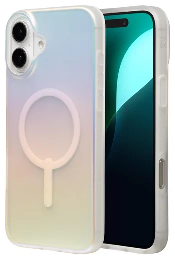 ZAGG Milan Snap Apple iPhone 16 Plus Hoesje MagSafe Back Cover Iridescent afbeelding 1