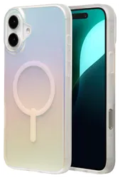 ZAGG Milan Snap Apple iPhone 16 Plus Hoesje MagSafe Back Cover Iridescent afbeelding