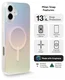 ZAGG Milan Snap Apple iPhone 16 Plus Hoesje MagSafe Back Cover Iridescent afbeelding 2