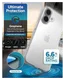 ZAGG Crystal Palace Apple iPhone 16 Plus Hoesje 4M DropProof Transparant afbeelding 3
