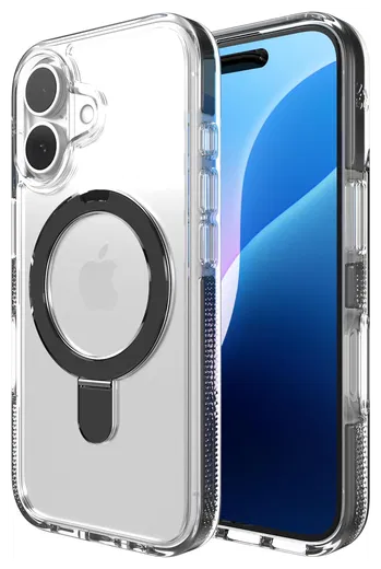 ZAGG Santa Cruz Snap Apple iPhone 16 Pro Max Hoesje MagSafe Back Cover Zwart afbeelding 1