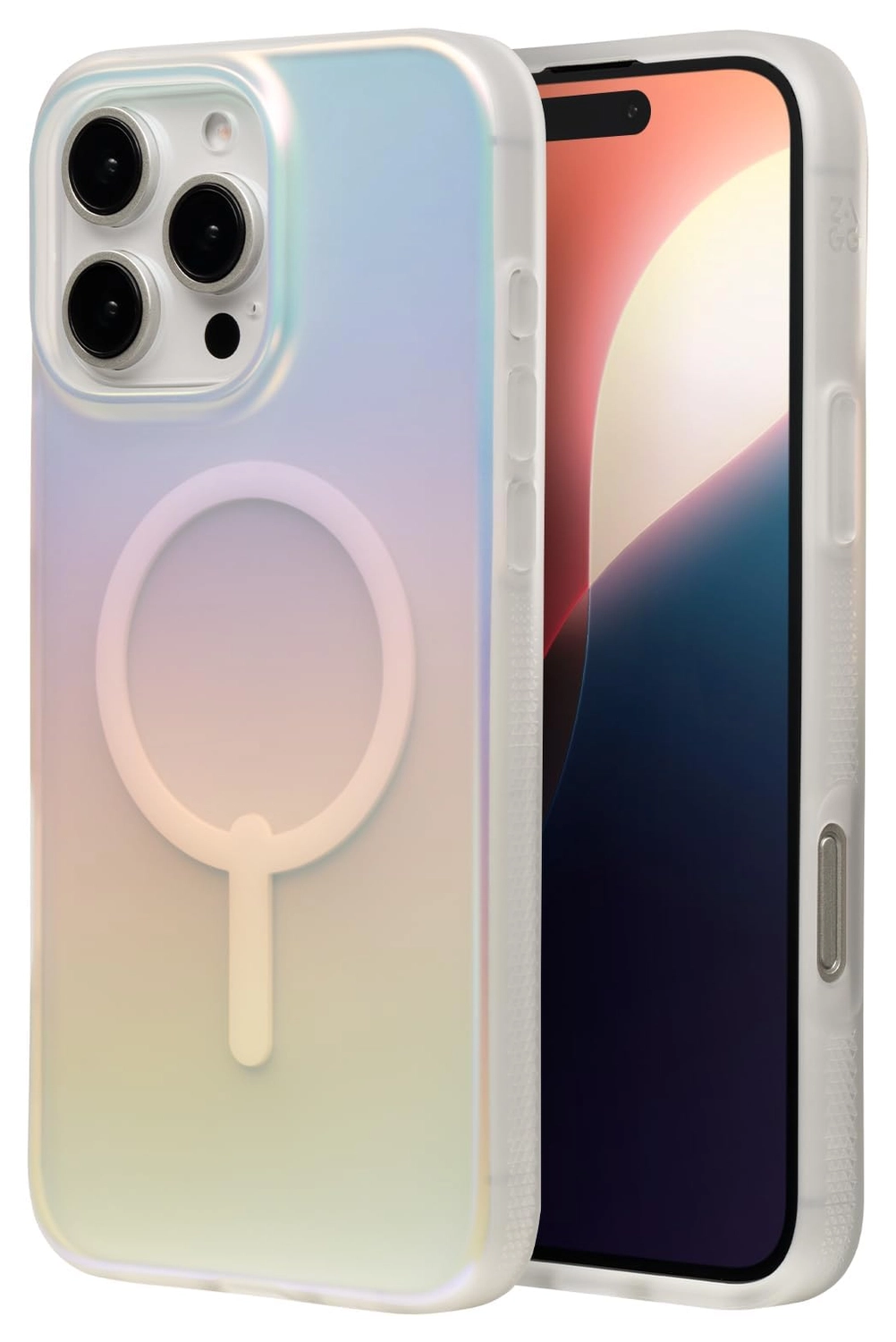 ZAGG Milan Snap Apple iPhone 16 Pro Max Hoesje MagSafe Back Cover Iridescent afbeelding 1