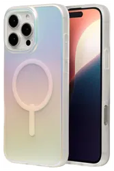 ZAGG Milan Snap Apple iPhone 16 Pro Max Hoesje MagSafe Back Cover Iridescent afbeelding