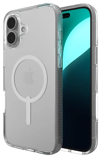 ZAGG Crystal Palace Snap iPhone 16 Plus Hoesje MagSafe Back Cover Transparant afbeelding 1