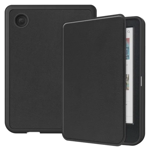 Kobo Clara Colour / Clara BW Hoes Book Case Beschermhoes Zwart afbeelding 1