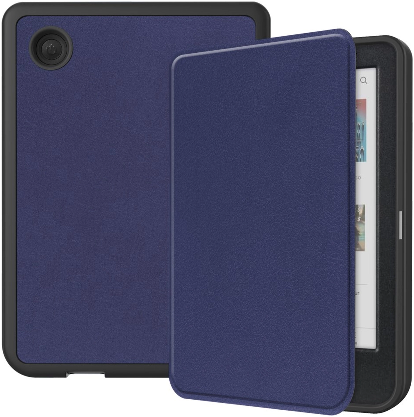 Kobo Clara Colour / Clara BW Hoes Book Case Beschermhoes Blauw afbeelding 1
