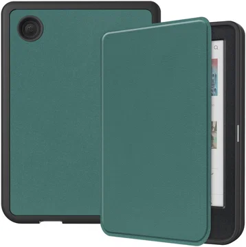 Kobo Clara Colour / Clara BW Hoes Book Case Beschermhoes Groen