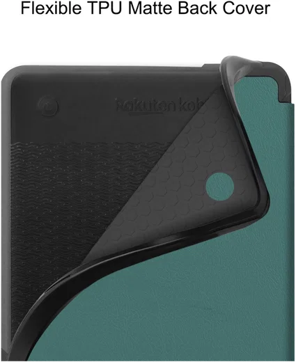 Kobo Clara Colour / Clara BW Hoes Book Case Beschermhoes Groen afbeelding 6