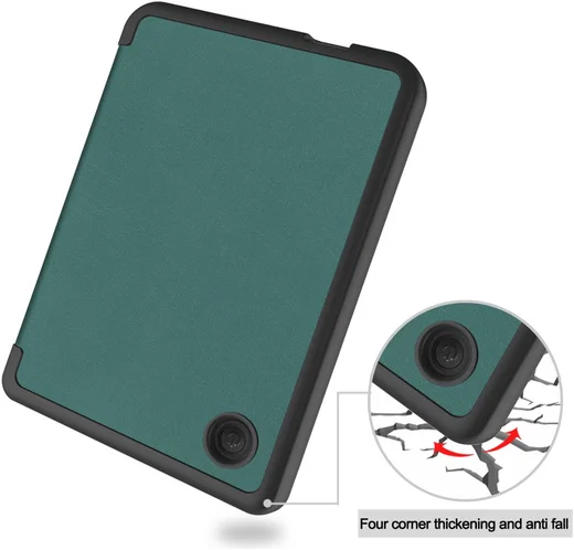 Kobo Clara Colour / Clara BW Hoes Book Case Beschermhoes Groen afbeelding 9