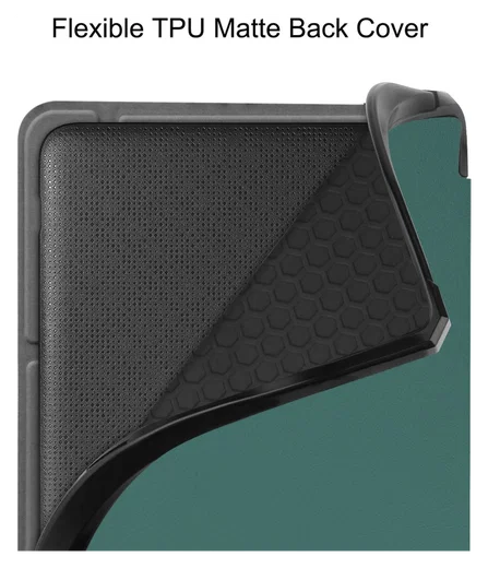 Kobo Libra Colour / Libra 2 Hoes Origami Book Case met Standaard Groen afbeelding 6