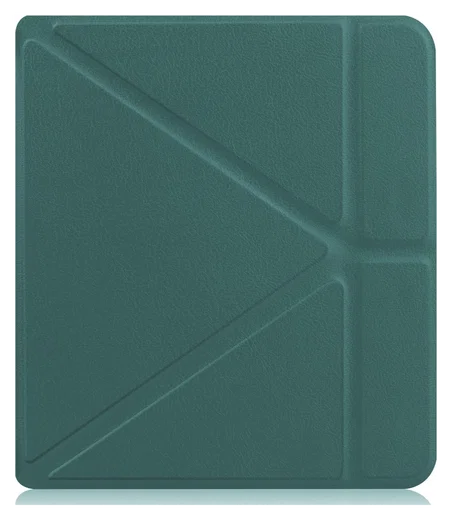 Kobo Libra Colour / Libra 2 Hoes Origami Book Case met Standaard Groen afbeelding 9