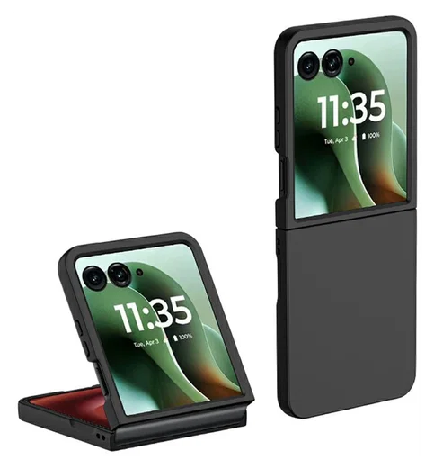Motorola Razr 60 Ultra Hoesje Dun Schokbestendige Hard Case Back Cover Zwart afbeelding 1