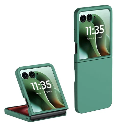 Motorola Razr 60 Ultra Hoesje Dun Schokbestendige Hard Case Back Cover Groen afbeelding 1