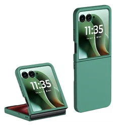 Motorola Razr 60 Ultra Hoesje Dun Schokbestendige Hard Case Back Cover Groen afbeelding