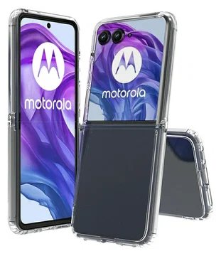 Motorola Razr 60 Ultra Hoesje Acryl Back Cover Transparant