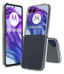 Motorola Razr 60 Ultra Hoesje Acryl Back Cover Transparant afbeelding