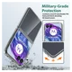 Motorola Razr 60 Ultra Hoesje Acryl Back Cover Transparant afbeelding 4
