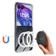 Motorola Razr 60 Ultra Hoesje met MagSafe Acryl Back Cover Transparant afbeelding 2