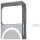 UAG Dot Apple iPhone 17 Pro Hoesje MagSafe Back Cover Ash afbeelding 7