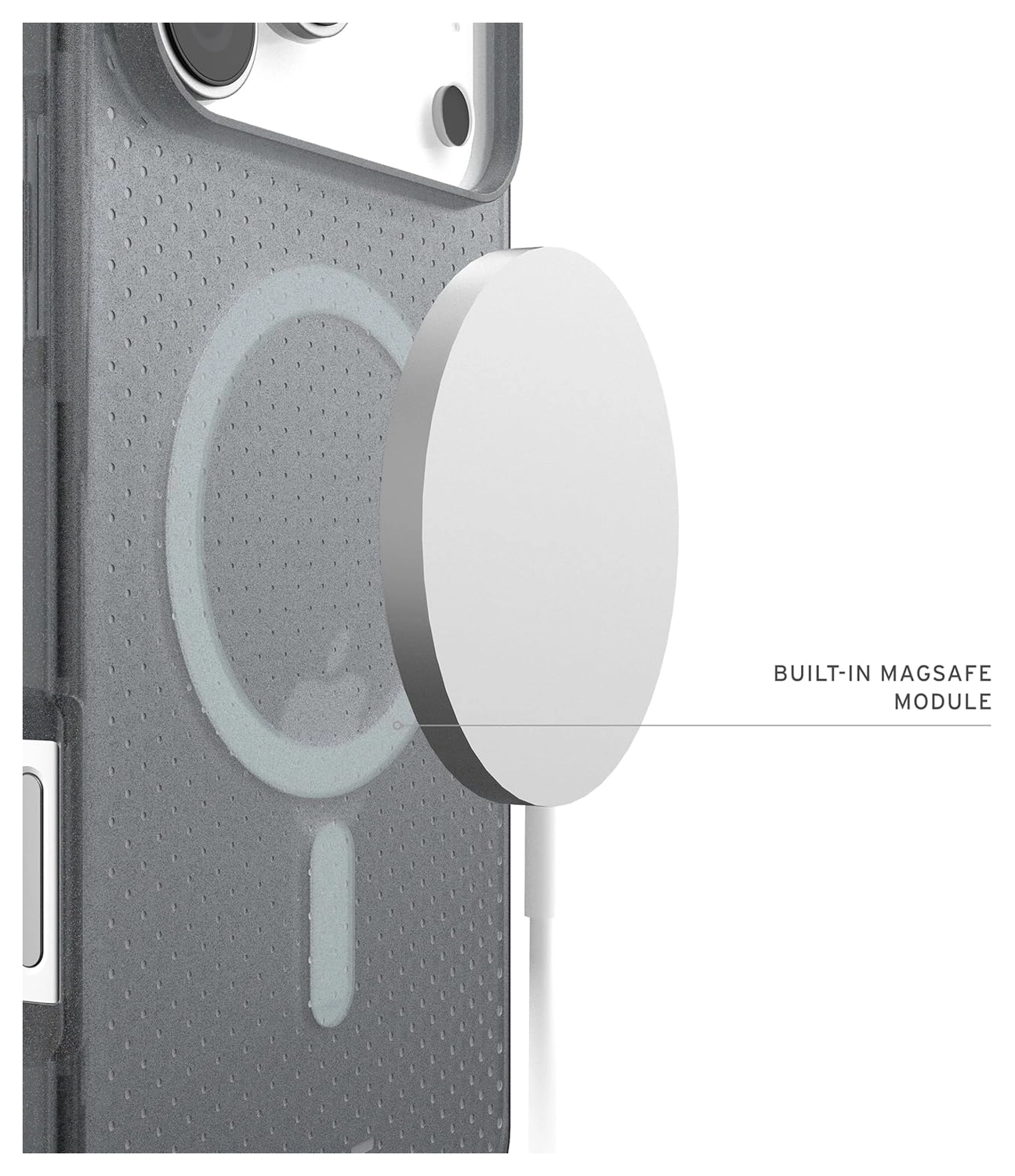 UAG Dot Apple iPhone 17 Pro Max Hoesje MagSafe Back Cover Ash afbeelding 4