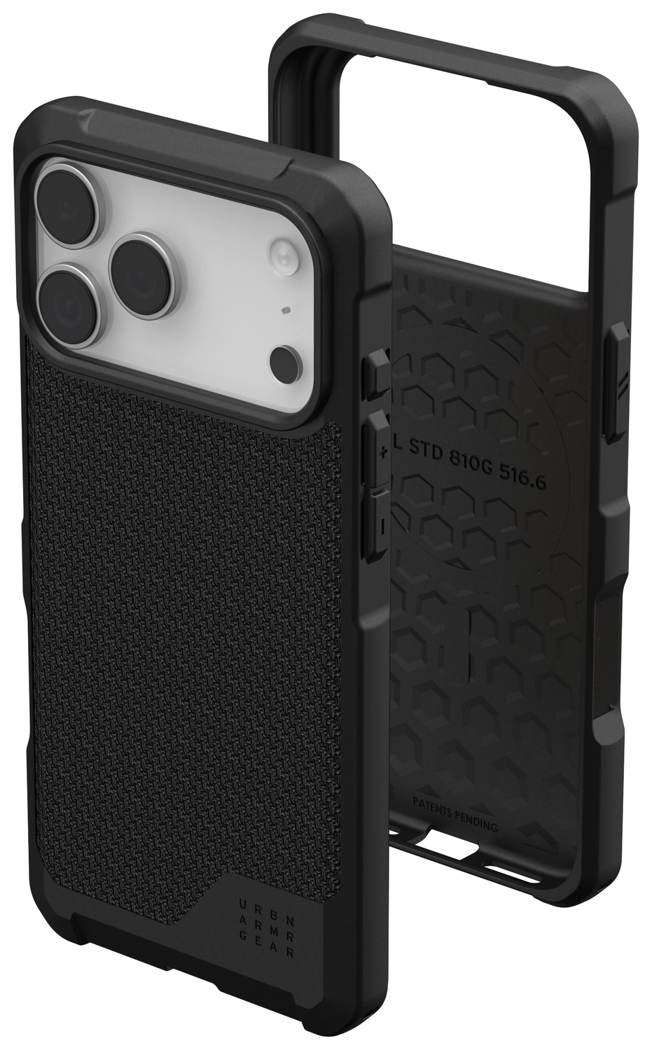 UAG Metropolis LT iPhone 17 Pro Max Hoesje MagSafe Back Cover Kevlar Zwart afbeelding 2