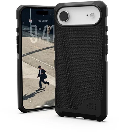 UAG Metropolis LT Apple iPhone Air Hoesje MagSafe Back Cover Kevlar Zwart afbeelding 1