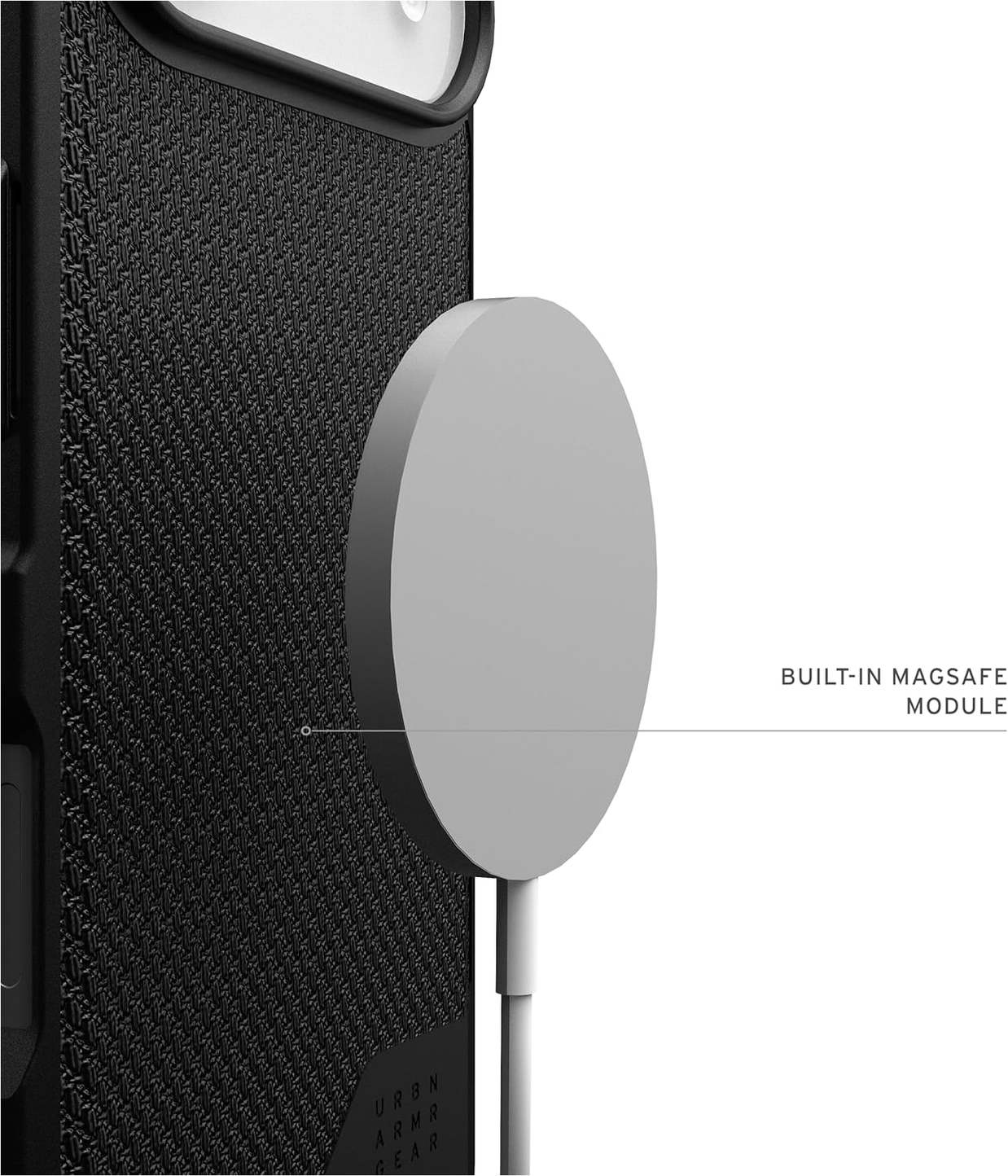 UAG Metropolis LT Apple iPhone Air Hoesje MagSafe Back Cover Kevlar Zwart afbeelding 5