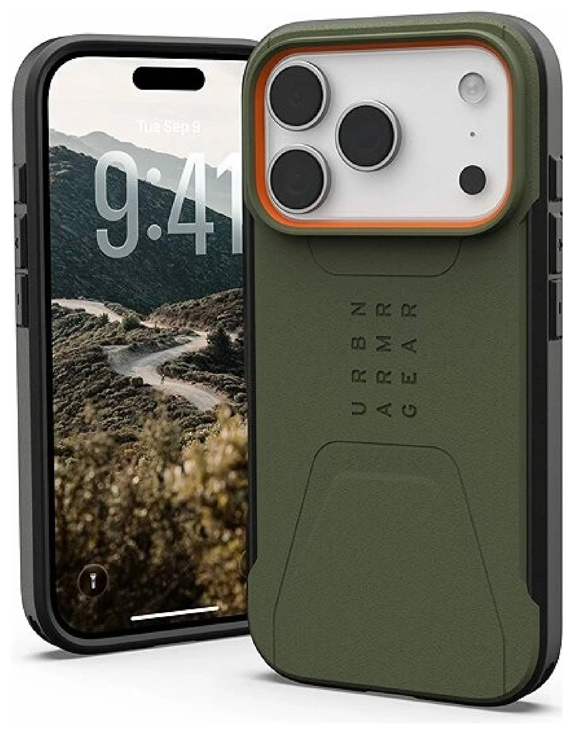 UAG Civilian iPhone 17 Pro Hoesje MagSafe Back Cover Olive afbeelding 1