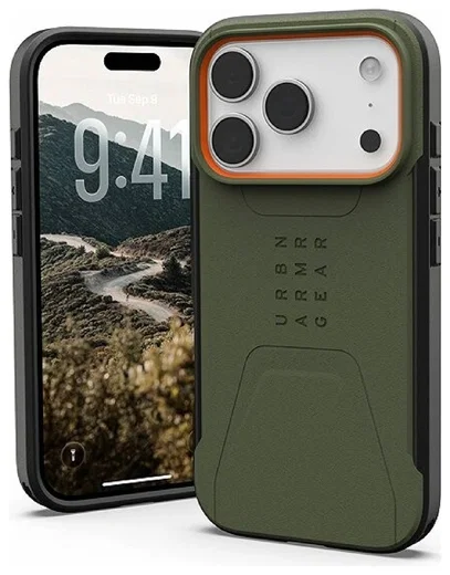 UAG Civilian iPhone 17 Pro Hoesje MagSafe Back Cover Olive afbeelding 1