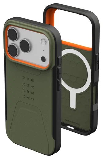 UAG Civilian iPhone 17 Pro Hoesje MagSafe Back Cover Olive afbeelding 2