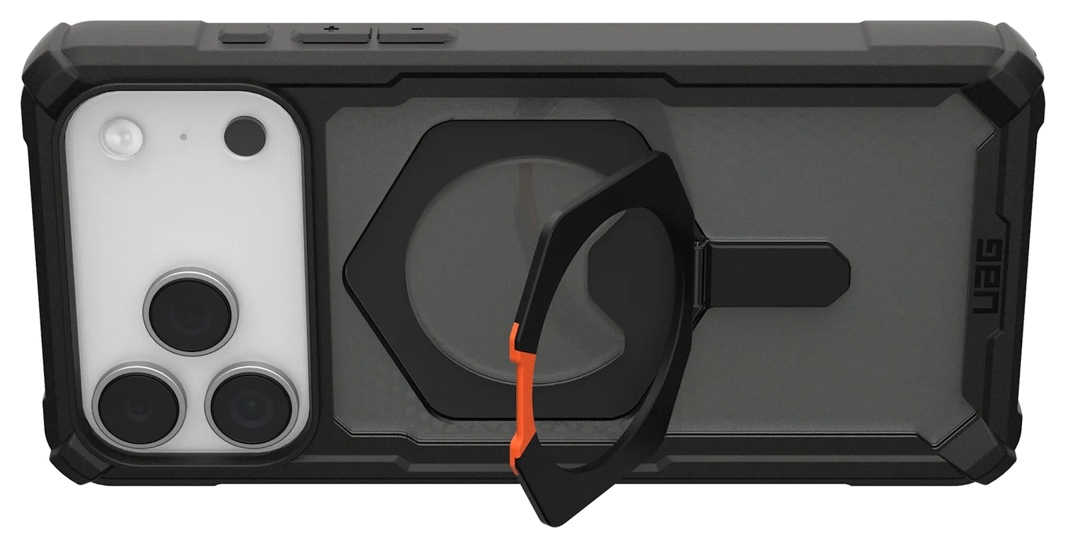 UAG Plasma XTE iPhone 17 Pro Max Hoesje MagSafe Stand Back Cover Zwart Oranje afbeelding 10