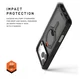 UAG Plasma XTE iPhone 17 Pro Max Hoesje MagSafe Stand Back Cover Zwart Oranje afbeelding 4
