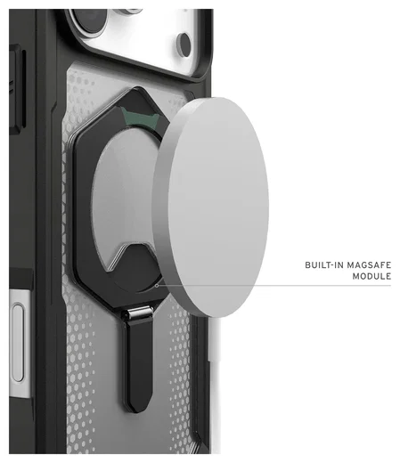 UAG Plasma XTE iPhone 17 Pro Max Hoesje MagSafe Stand Back Cover Clear Zwart afbeelding 5
