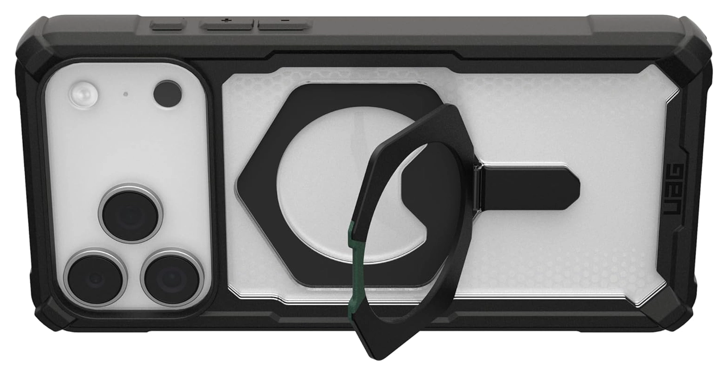 UAG Plasma XTE iPhone 17 Pro Max Hoesje MagSafe Stand Back Cover Clear Zwart afbeelding 8