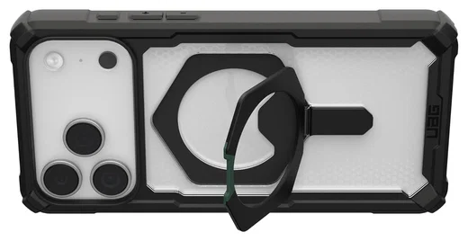 UAG Plasma XTE iPhone 17 Pro Max Hoesje MagSafe Stand Back Cover Clear Zwart afbeelding 8