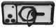 UAG Plasma XTE iPhone 17 Pro Max Hoesje MagSafe Stand Back Cover Clear Zwart afbeelding 8