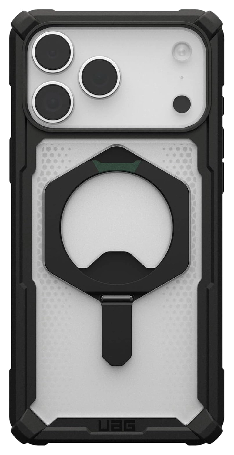 UAG Plasma XTE iPhone 17 Pro Max Hoesje MagSafe Stand Back Cover Clear Zwart afbeelding 9