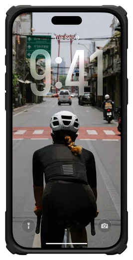 UAG Plasma XTE iPhone 17 Pro Max Hoesje MagSafe Stand Back Cover Clear Zwart afbeelding 10