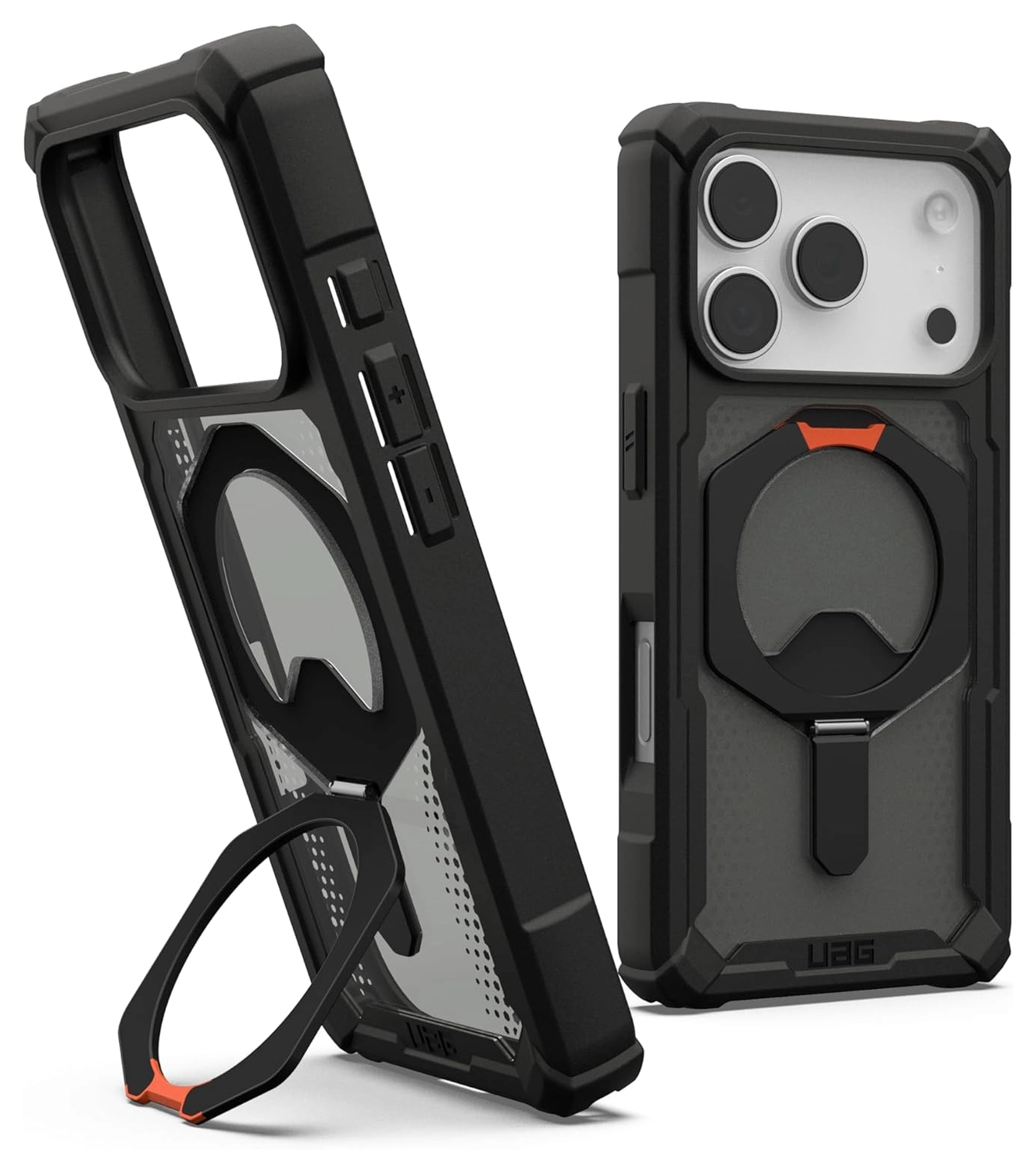 UAG Plasma XTE iPhone 17 Pro Hoesje MagSafe Stand Back Cover Zwart afbeelding 1